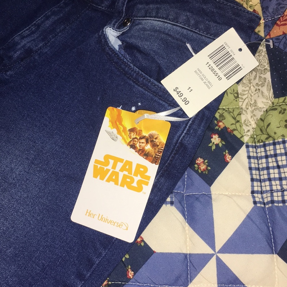 Bell Bottom Blue Jeans